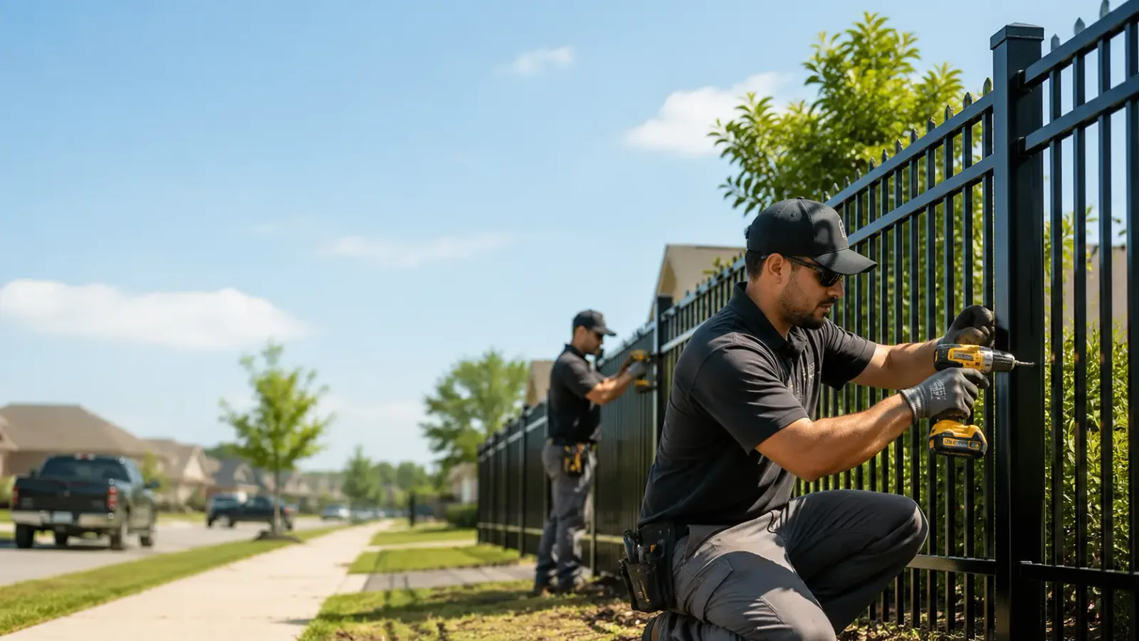 Metal Fence Installation in Lewisburg, WV